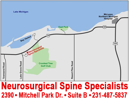 Neurosurgical Spine Specialists Petoskey Map